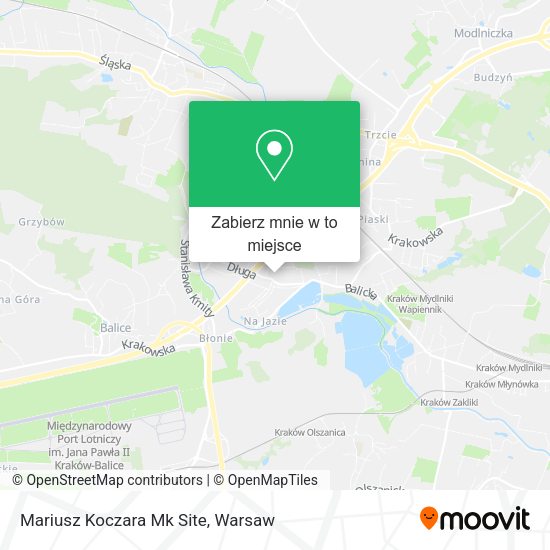 Mapa Mariusz Koczara Mk Site