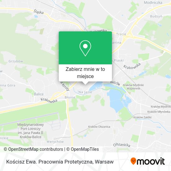 Mapa Kościsz Ewa. Pracownia Protetyczna