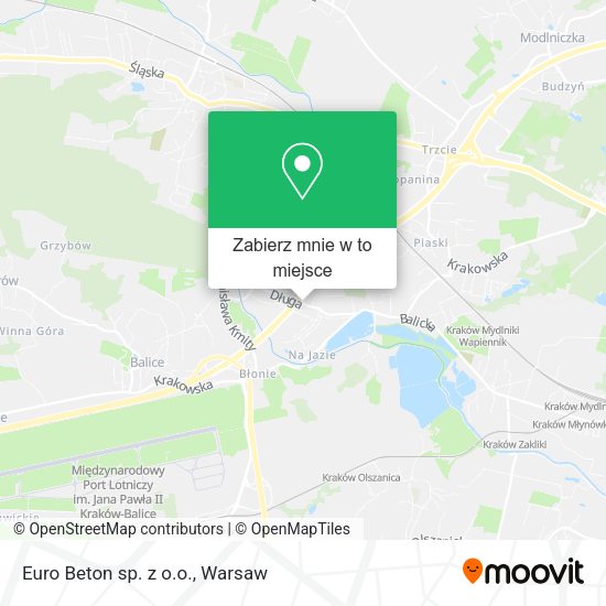 Mapa Euro Beton sp. z o.o.