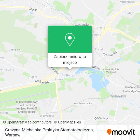 Mapa Grażyna Michalska Praktyka Stomatologiczna