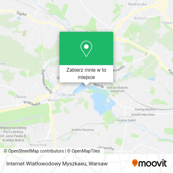 Mapa Internet Wiatłowodowy Myszkaeu