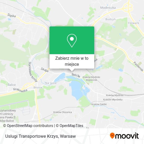 Mapa Uslugi Transportowe Krzys