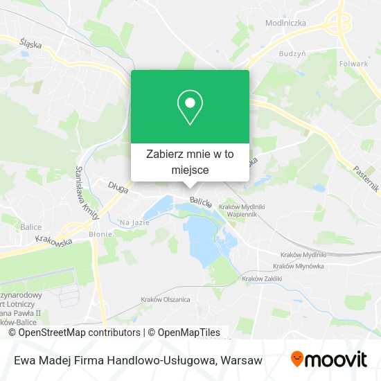 Mapa Ewa Madej Firma Handlowo-Usługowa