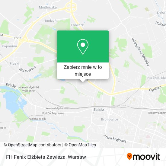 Mapa FH Fenix Elżbieta Zawisza