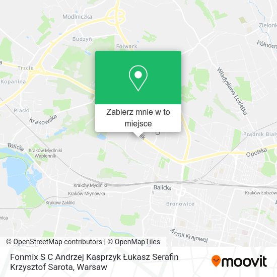 Mapa Fonmix S C Andrzej Kasprzyk Łukasz Serafin Krzysztof Sarota