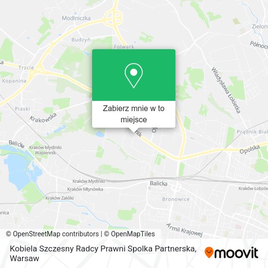 Mapa Kobiela Szczesny Radcy Prawni Spolka Partnerska