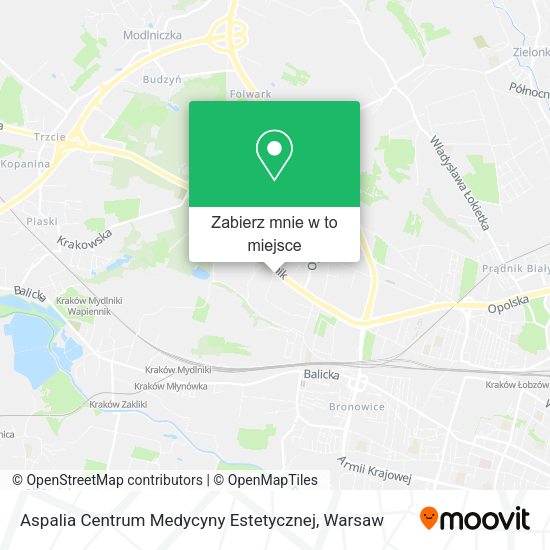 Mapa Aspalia Centrum Medycyny Estetycznej