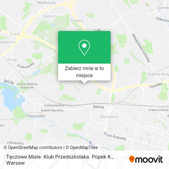 Mapa Tęczowe Misie. Klub Przedszkolaka. Popek K.