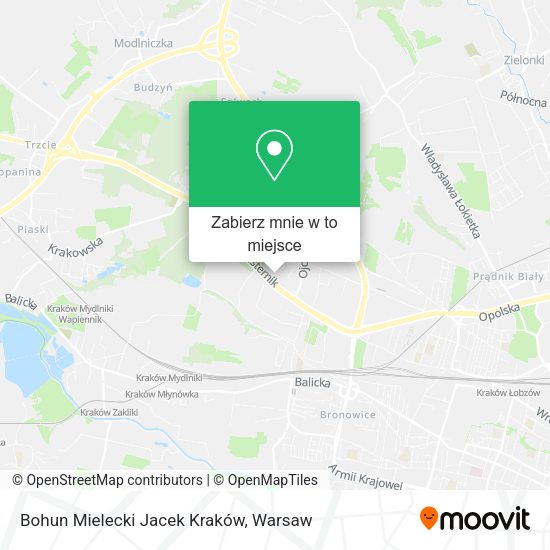 Mapa Bohun Mielecki Jacek Kraków