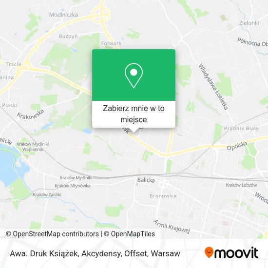 Mapa Awa. Druk Książek, Akcydensy, Offset