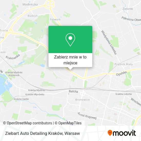 Mapa Ziebart Auto Detailing Kraków