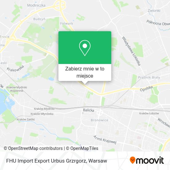 Mapa FHU Import Export Urbus Grzrgorz