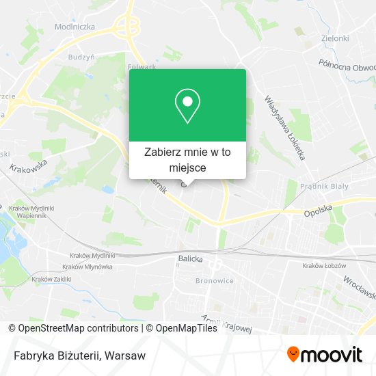 Mapa Fabryka Biżuterii