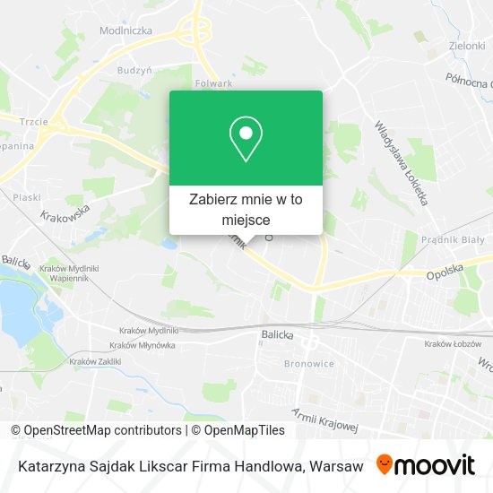 Mapa Katarzyna Sajdak Likscar Firma Handlowa