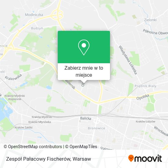 Mapa Zespół Pałacowy Fischerów