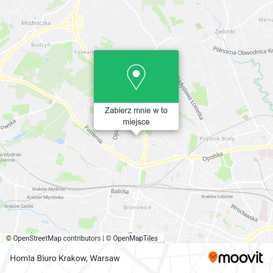 Mapa Homla Biuro Krakow