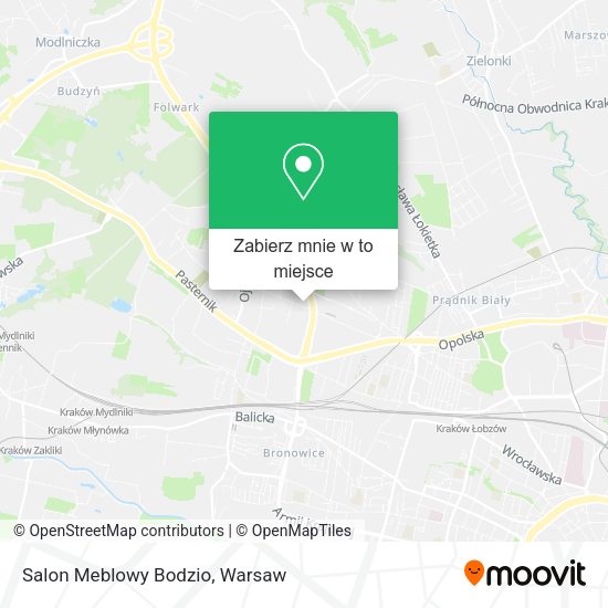 Mapa Salon Meblowy Bodzio