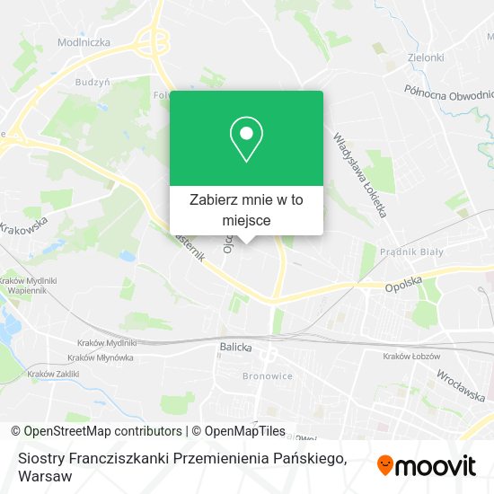 Mapa Siostry Francziszkanki Przemienienia Pańskiego