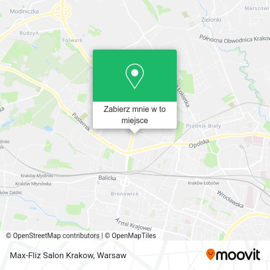 Mapa Max-Fliz Salon Krakow