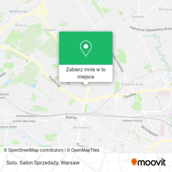 Mapa Solo. Salon Sprzedaży