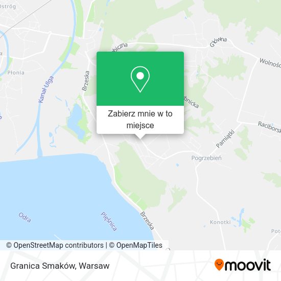 Mapa Granica Smaków