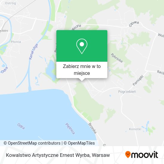 Mapa Kowalstwo Artystyczne Ernest Wyrba