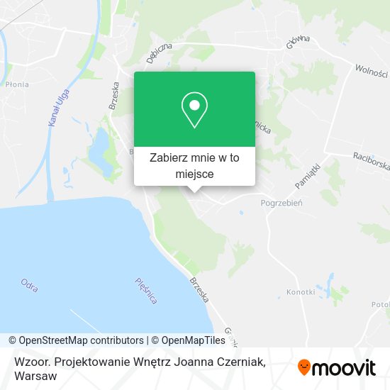 Mapa Wzoor. Projektowanie Wnętrz Joanna Czerniak