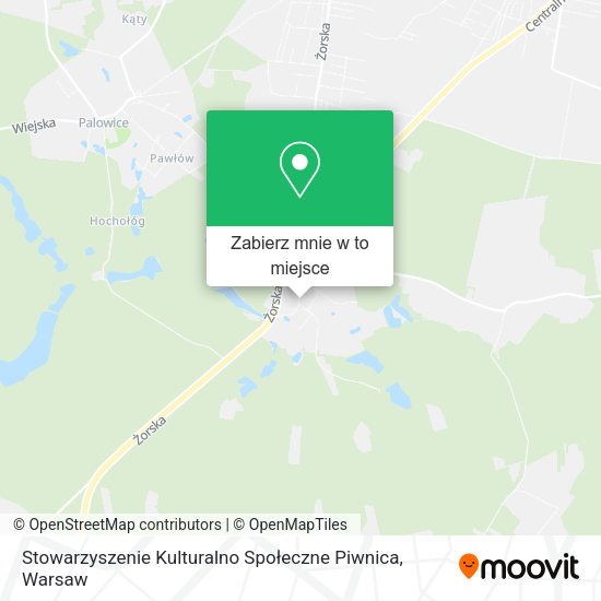 Mapa Stowarzyszenie Kulturalno Społeczne Piwnica