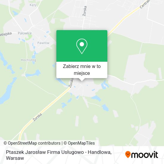 Mapa Ptaszek Jarosław Firma Usługowo - Handlowa