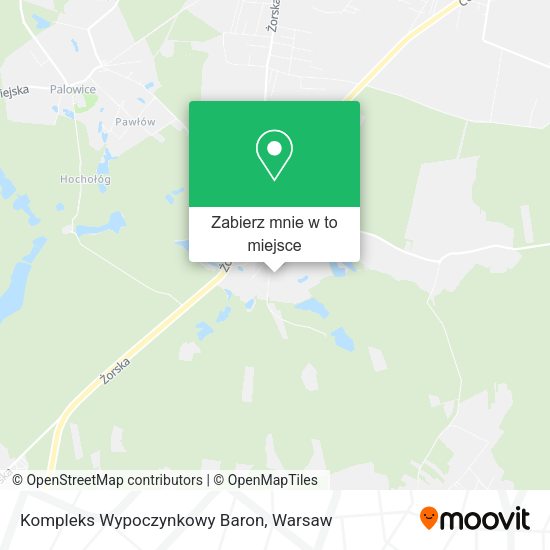 Mapa Kompleks Wypoczynkowy Baron