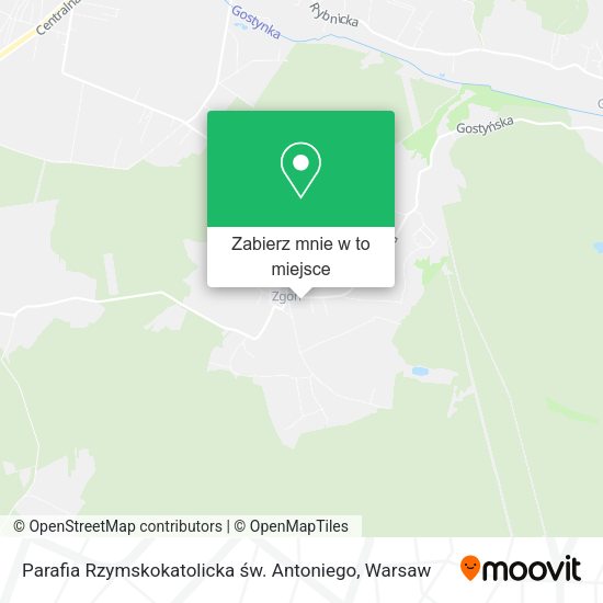 Mapa Parafia Rzymskokatolicka św. Antoniego