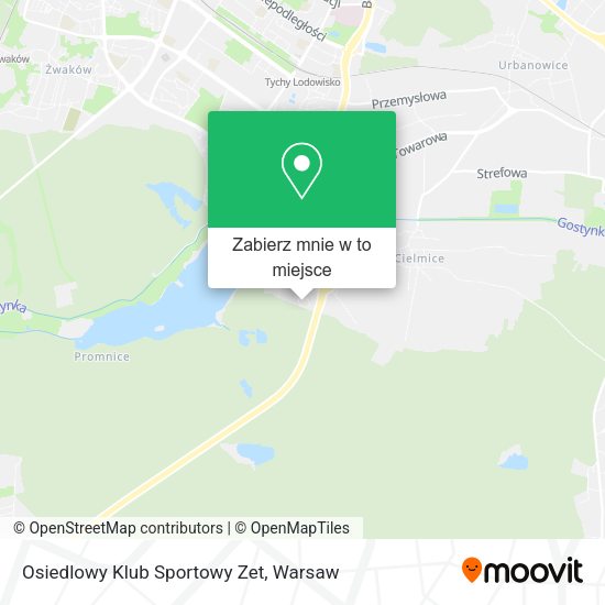 Mapa Osiedlowy Klub Sportowy Zet