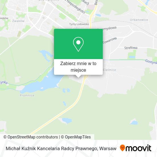 Mapa Michał Kuźnik Kancelaria Radcy Prawnego