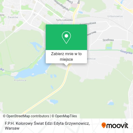 Mapa F.P.H. Kolorowy Świat Edzi Edyta Grzywnowicz