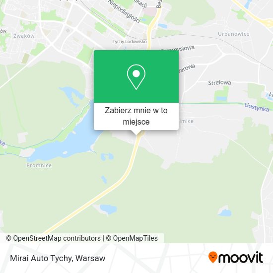 Mapa Mirai Auto Tychy