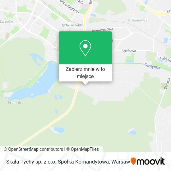 Mapa Skała Tychy sp. z o.o. Spółka Komandytowa