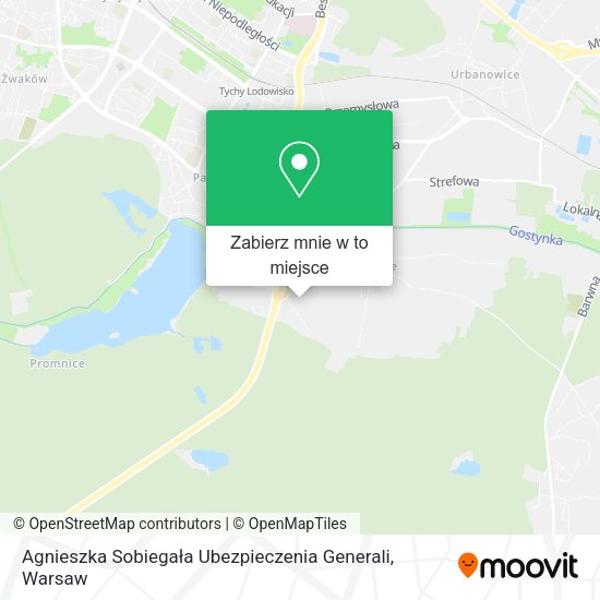 Mapa Agnieszka Sobiegała Ubezpieczenia Generali