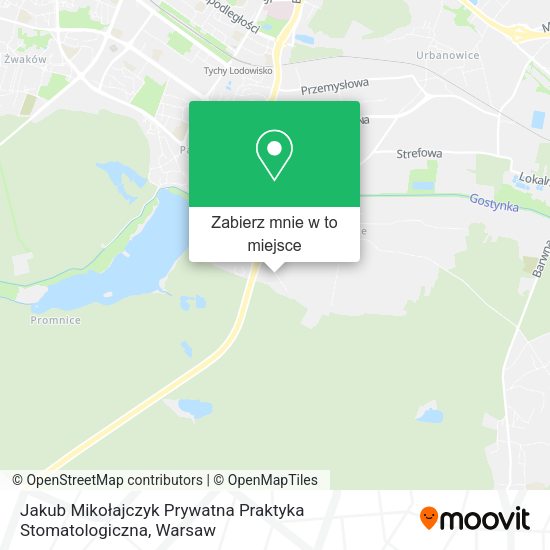 Mapa Jakub Mikołajczyk Prywatna Praktyka Stomatologiczna