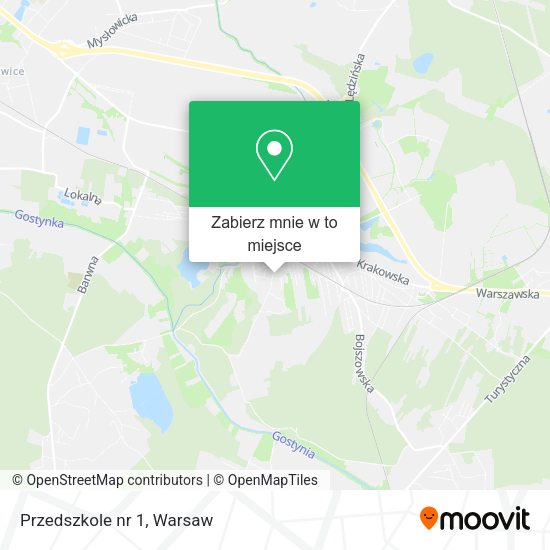 Mapa Przedszkole nr 1