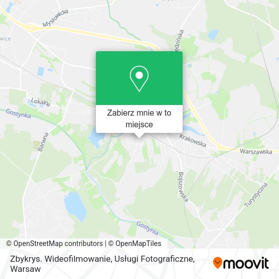 Mapa Zbykrys. Wideofilmowanie, Usługi Fotograficzne