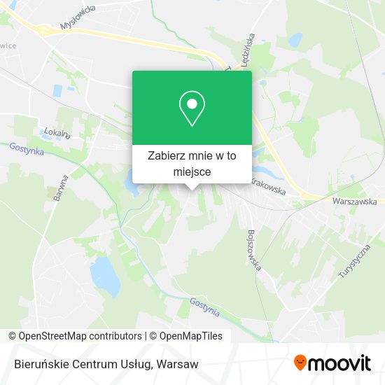 Mapa Bieruńskie Centrum Usług