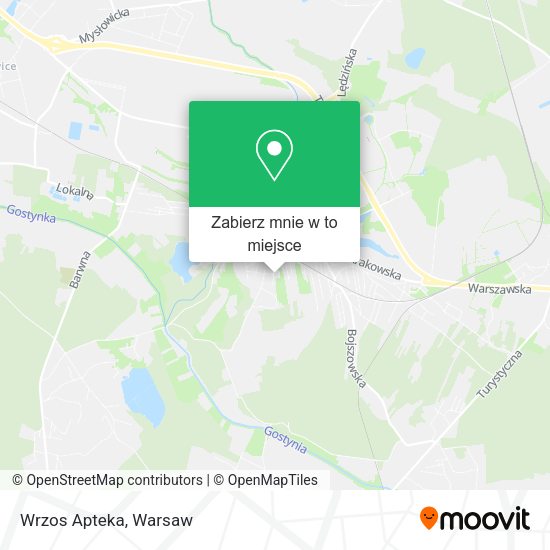 Mapa Wrzos Apteka