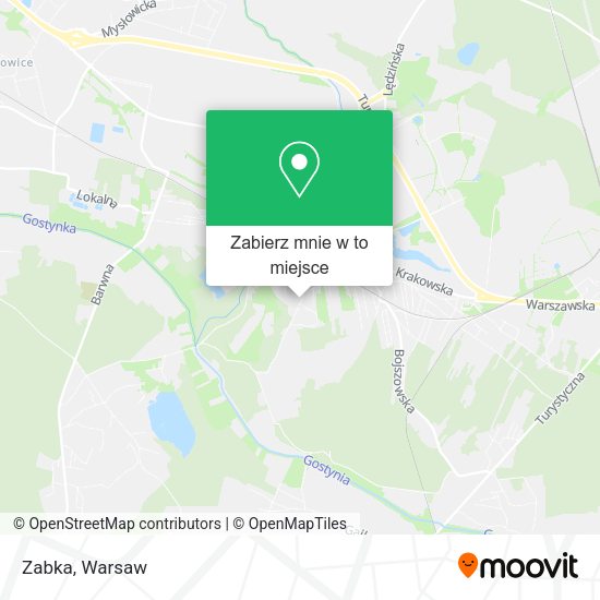 Mapa Zabka