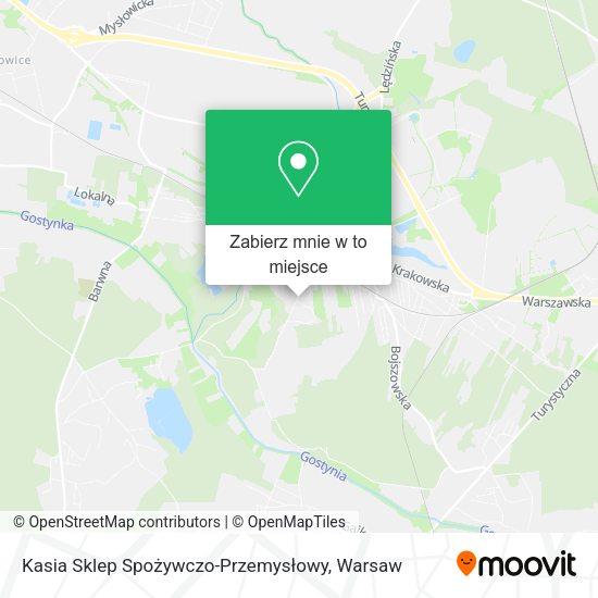 Mapa Kasia Sklep Spożywczo-Przemysłowy