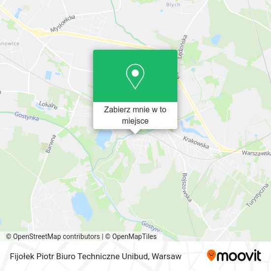 Mapa Fijołek Piotr Biuro Techniczne Unibud