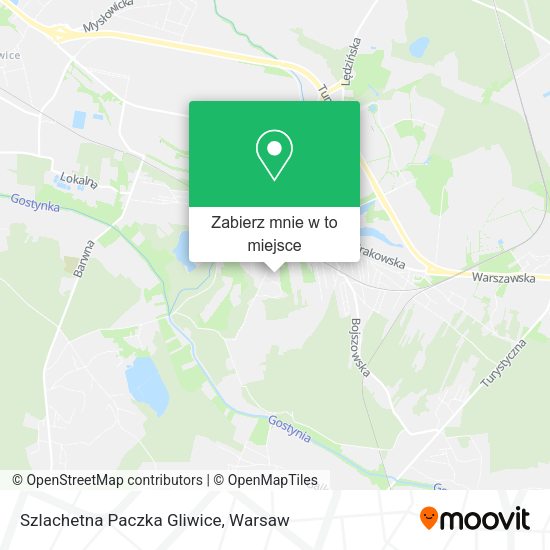 Mapa Szlachetna Paczka Gliwice