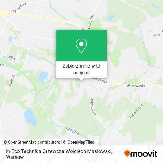 Mapa In-Eco Technika Grzewcza Wojciech Masłowski