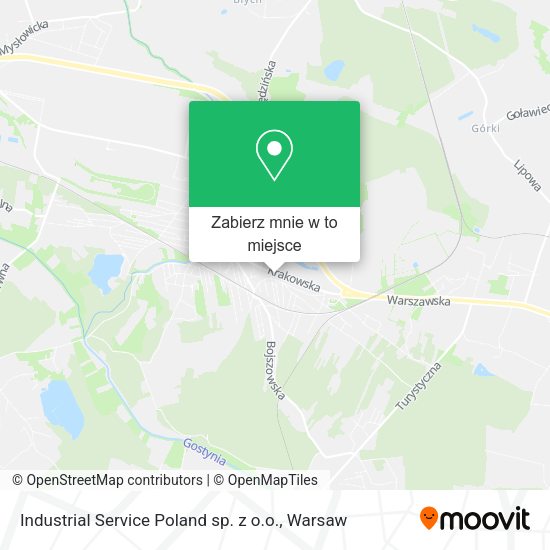 Mapa Industrial Service Poland sp. z o.o.