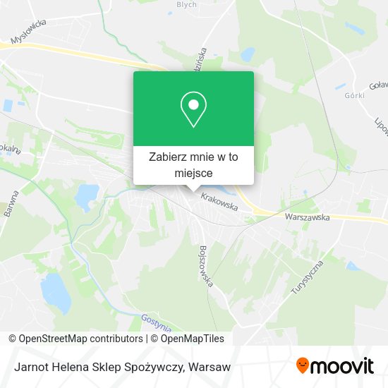 Mapa Jarnot Helena Sklep Spożywczy