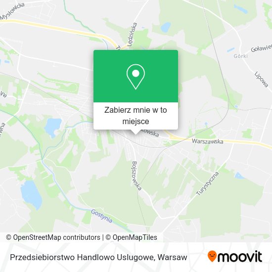 Mapa Przedsiebiorstwo Handlowo Uslugowe